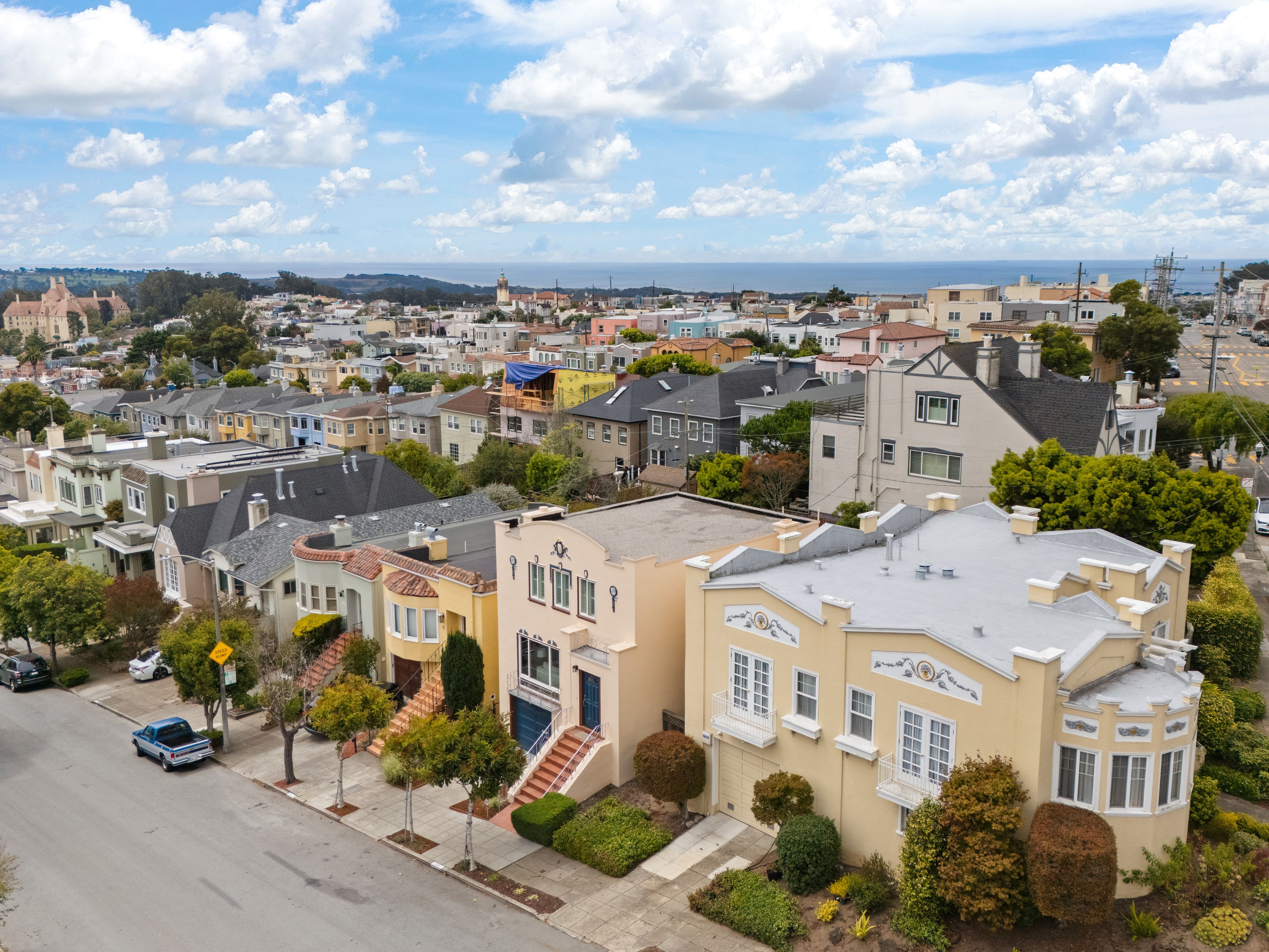 Aerial — West Portal Neighborhood